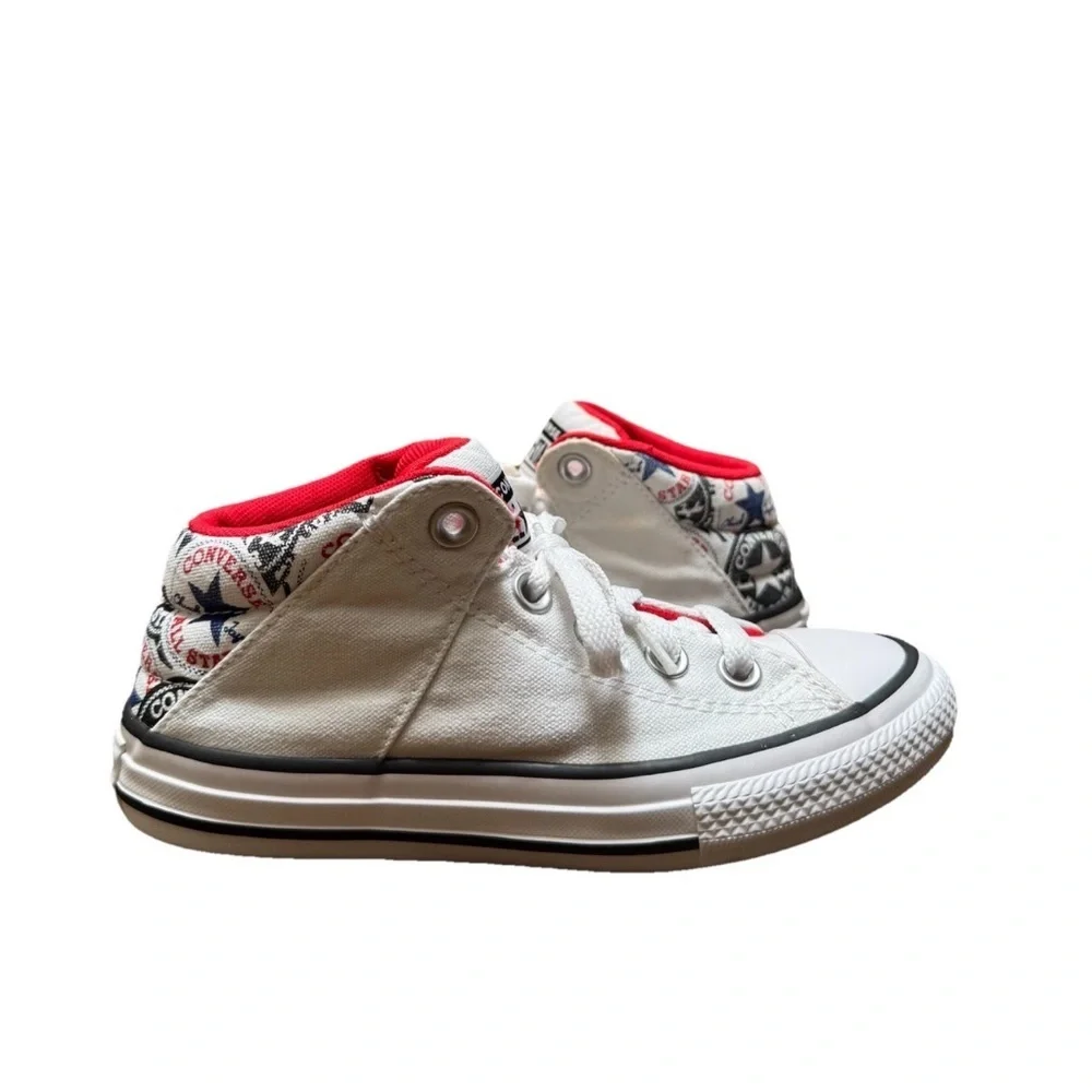 Converse Chuck Taylor All Star Axel Patchwork White Red Blue Shoes Boy Unisex 13